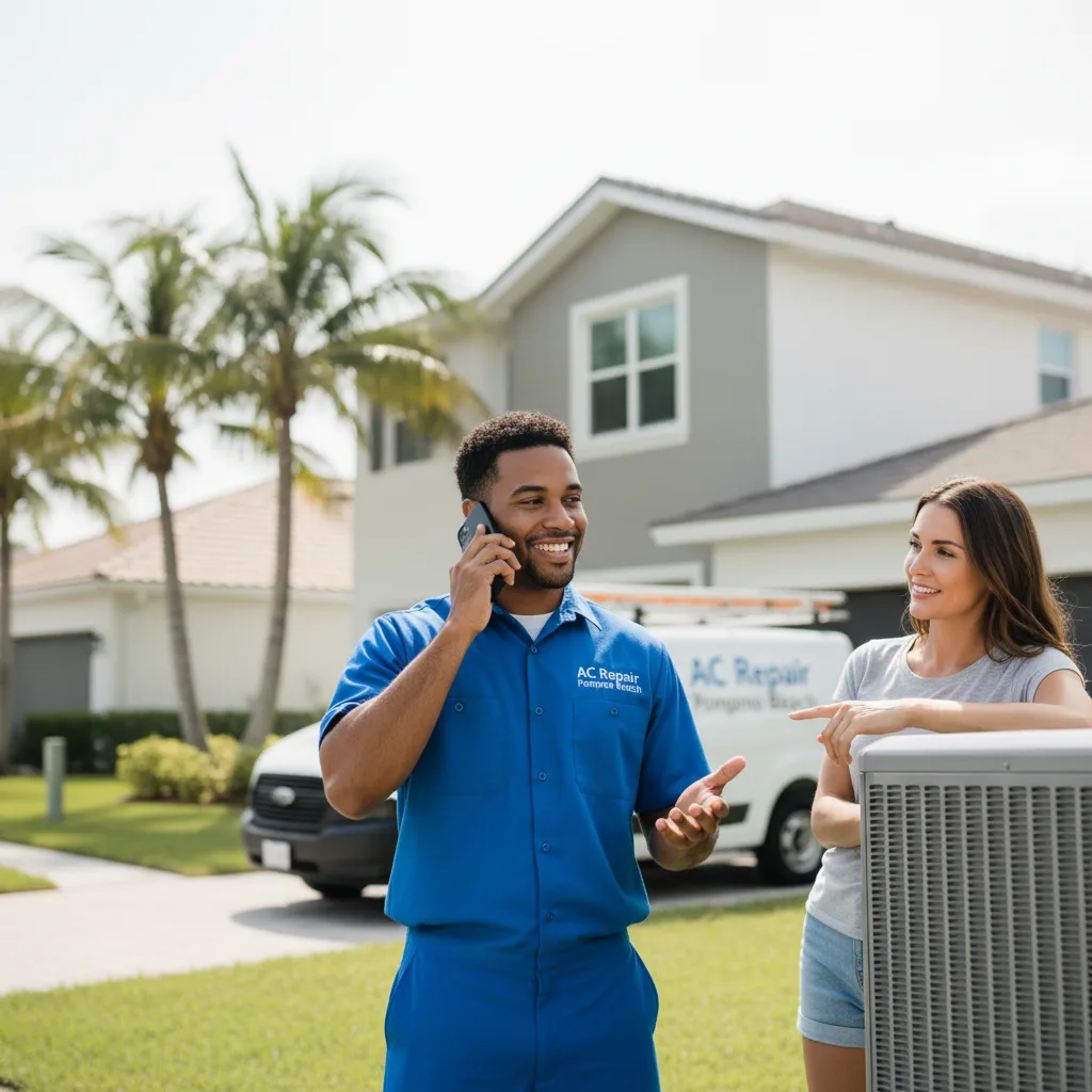 AC Repair Pompano Beach customer support in New York Mills